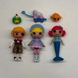 MGA Lalaloopsy Mini Dolls Set Of Three With Pets (11B)